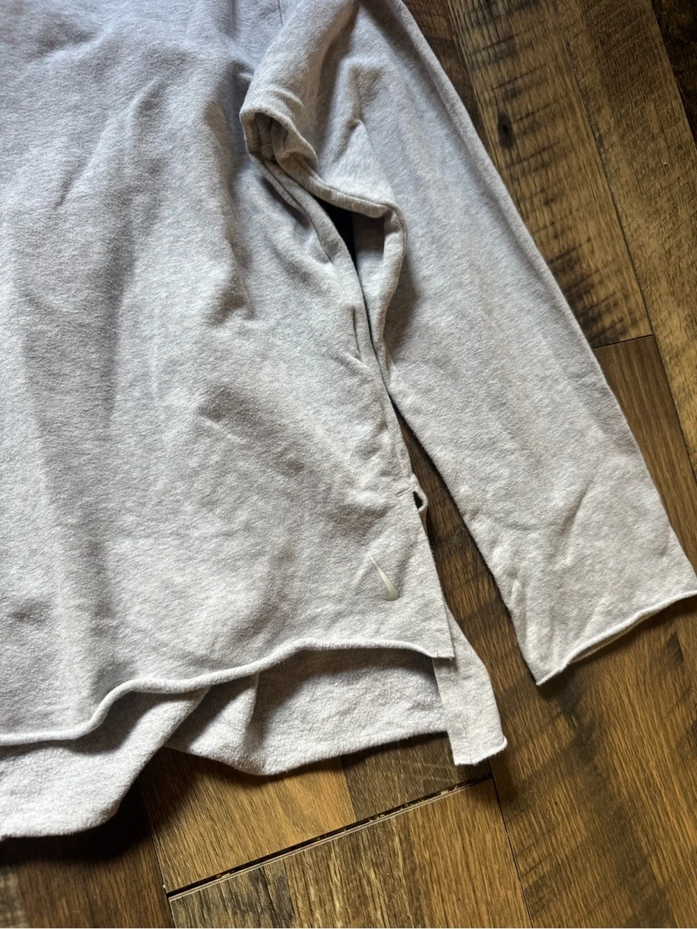 Nike Light Gray Women's Cowl Neck Sweatshirt